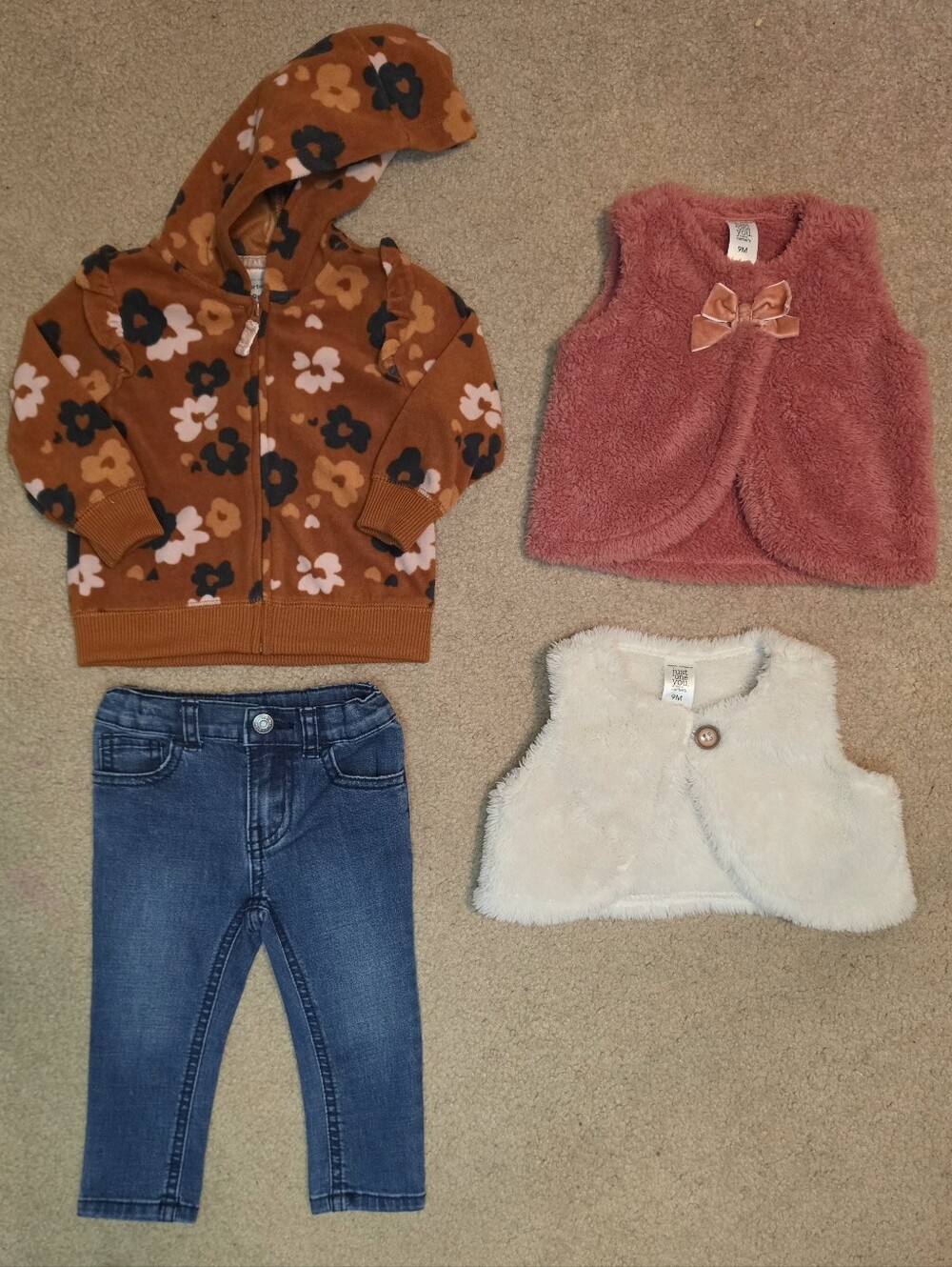 Baby Girl Outerwear Bundle Size 9 Months